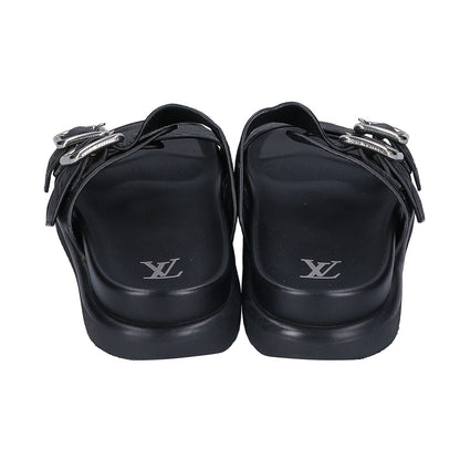 LOUIS VUITTON LV Venice Mules Noir Sandals Size UK 6