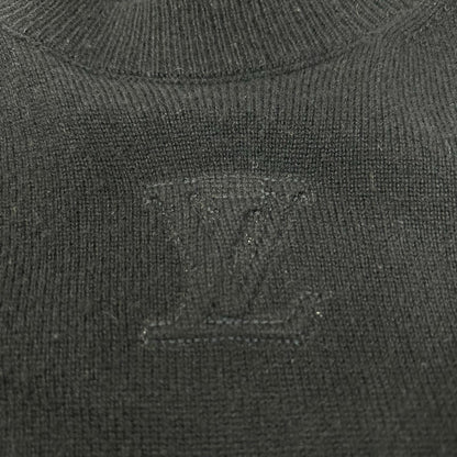 LOUIS VUITTON 22SS Cashmere Silk LV Knit Navy Size L