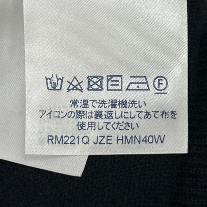 LOUIS VUITTON 22SS Cashmere Silk LV Knit Navy Size L