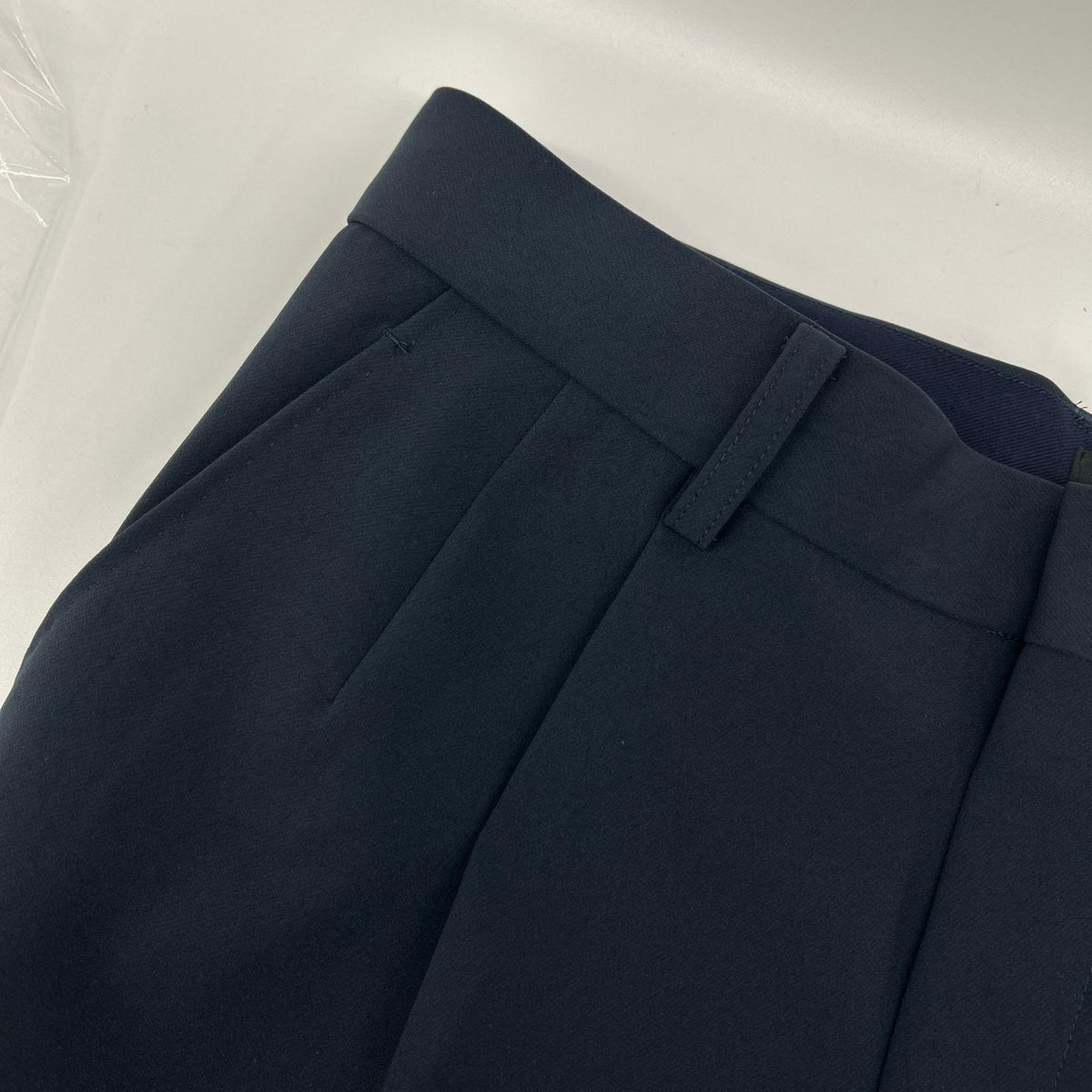 jun hashimoto Navy Nylon Stretch Tapered Pants Size 3