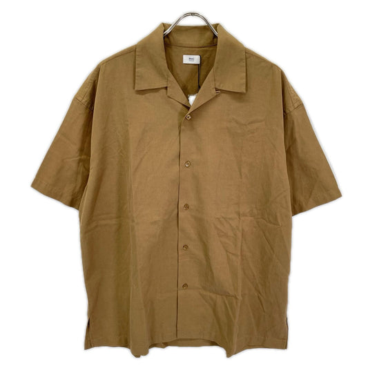RHC Tencel Cotton Short Sleeve Shirt Brown Size M