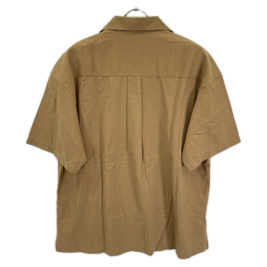 RHC Tencel Cotton Short Sleeve Shirt Brown Size M