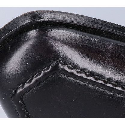 berluti Leather U-Tip 2-Hole Semi-Square Shoes Size UK 7