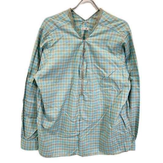 NICENESS 25SS Harper Ombre Check Half Shirt Cotton Size L