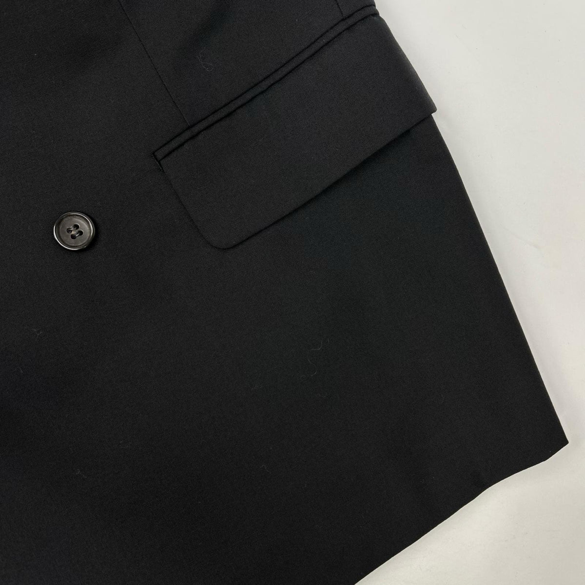 COMMEdesGARCONS HOMME 88' Peak Lapel Wool Suit Black Size S