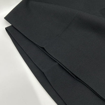 CELINE Hedi Era Wool Wide Cropped Pants Black Size 38