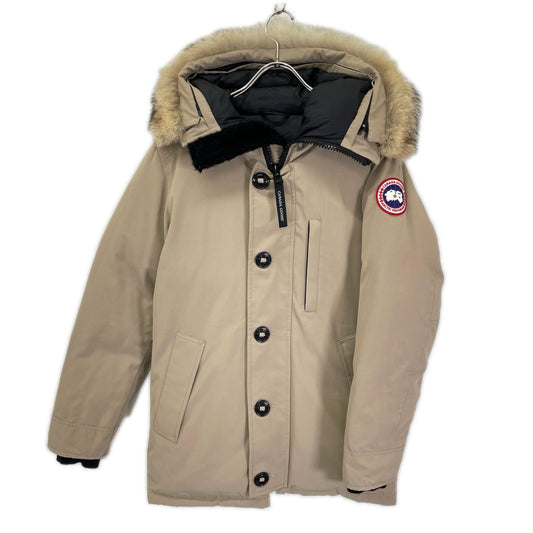 CANADA GOOSE Jasper Coyote Fur Hooded Parka Beige Size XS