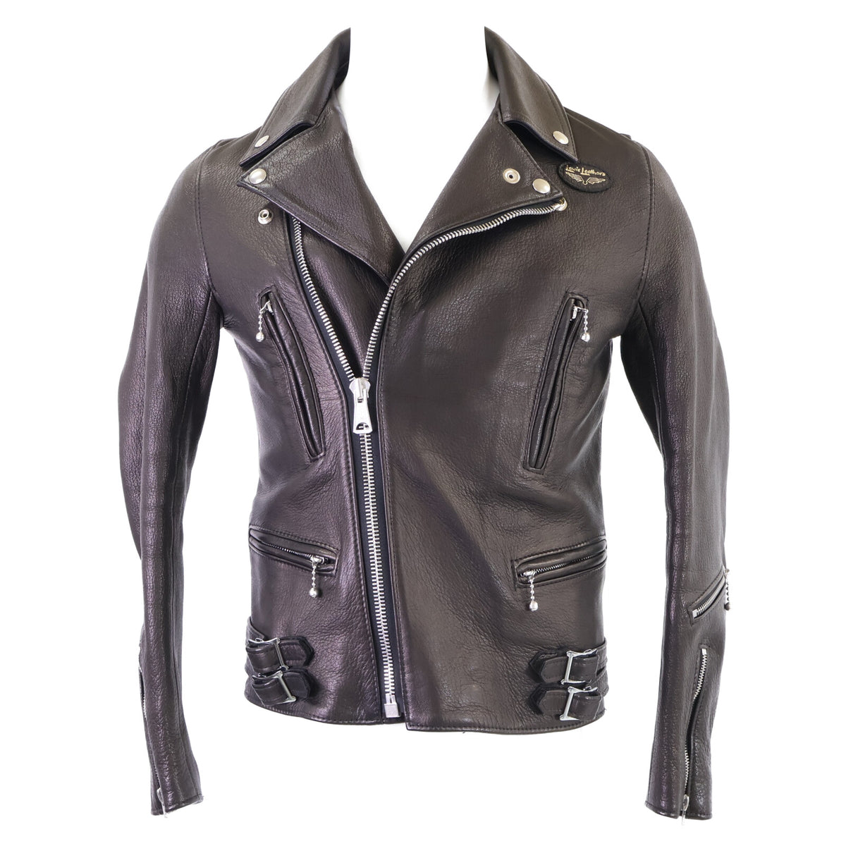 Lewis Leathers Real McCoy's Deerskin Jacket Black Size 36