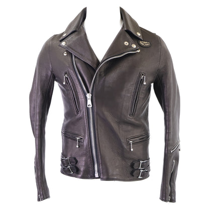 Lewis Leathers Real McCoy's Deerskin Jacket Black Size 36