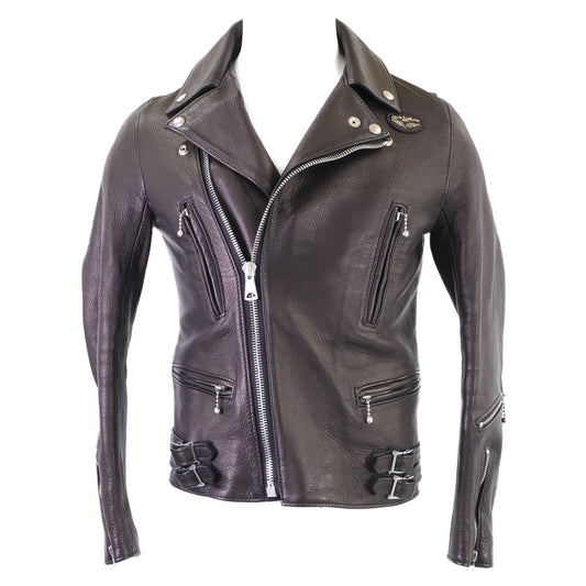 Lewis Leathers Real McCoy's Deerskin Jacket Black Size 36