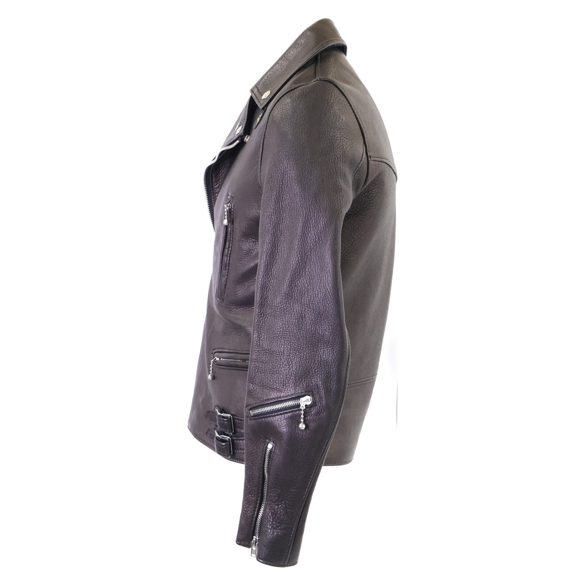 Lewis Leathers Real McCoy's Deerskin Jacket Black Size 36