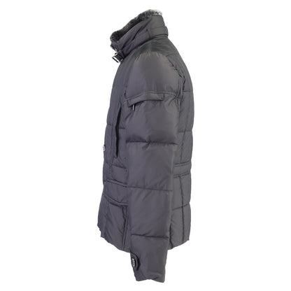MOORER SIRO-KM Rabbit Fur Jacket Gray Size 48
