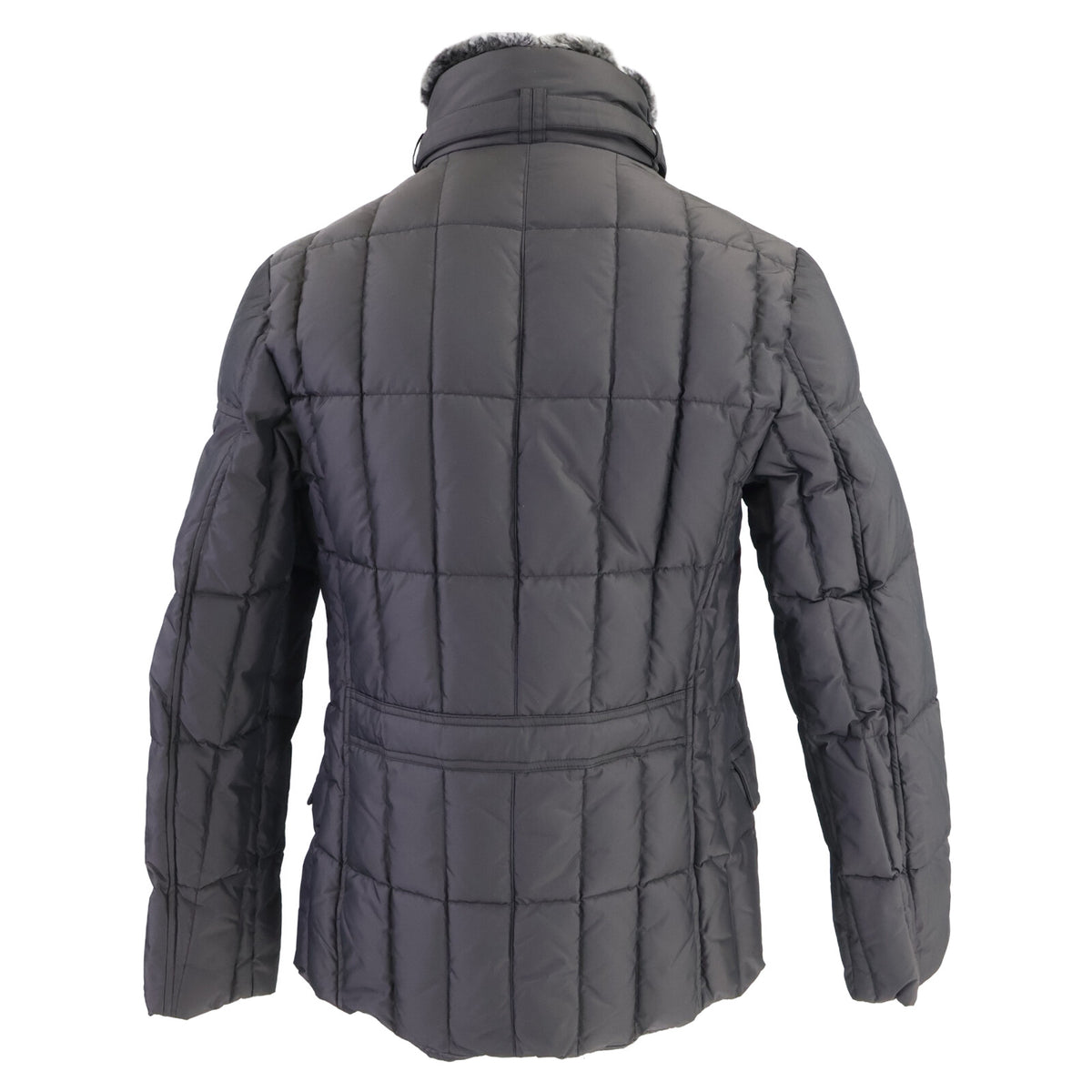 MOORER SIRO-KM Rabbit Fur Jacket Gray Size 48