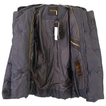 MOORER SIRO-KM Rabbit Fur Jacket Gray Size 48