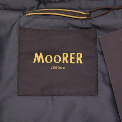 MOORER SIRO-KM Rabbit Fur Jacket Gray Size 48