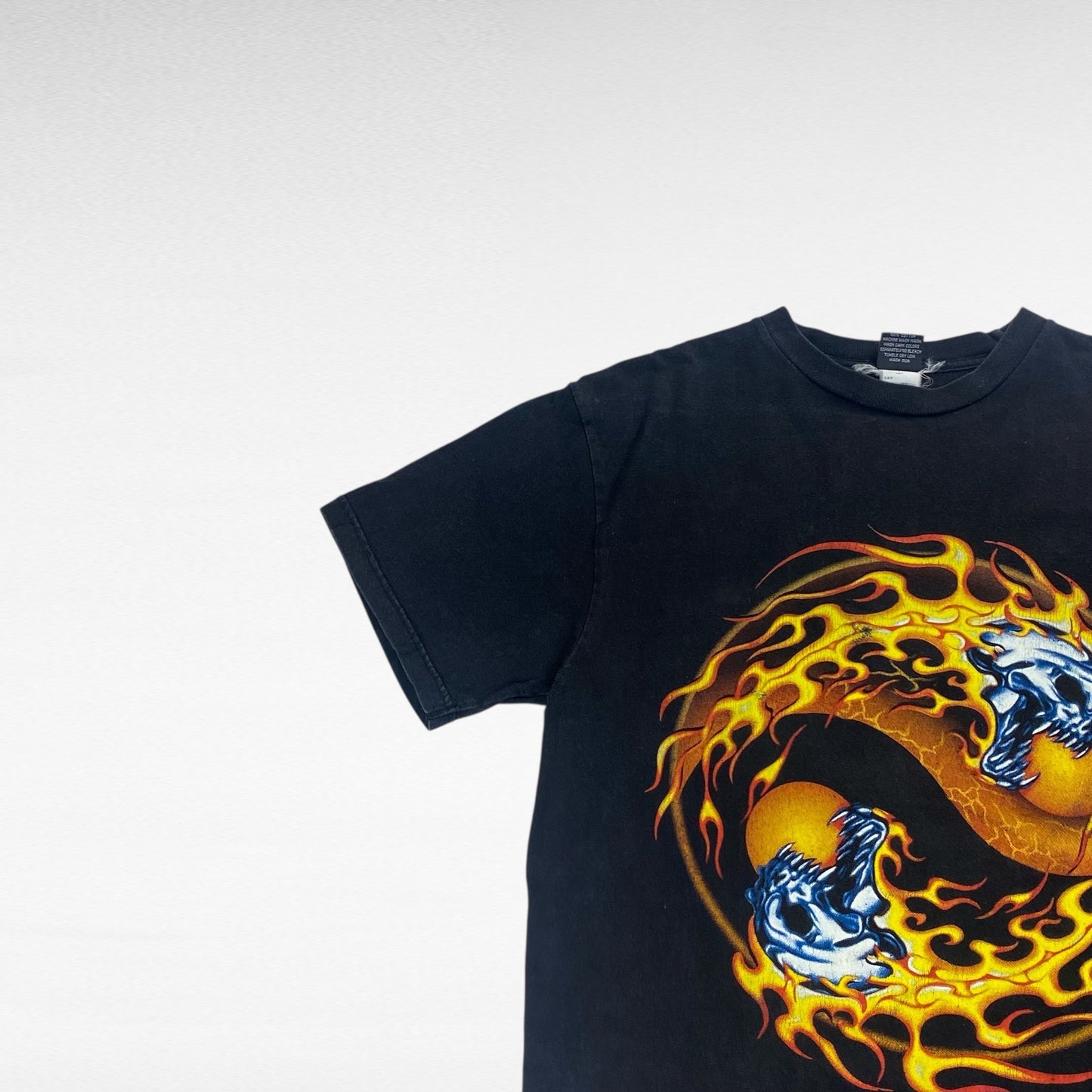 IMPORT GEAR Print T-Shirt Black Size L