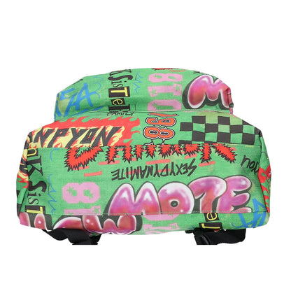 RE. 25SS Graffiti Nylon Backpack Size ONE SIZE