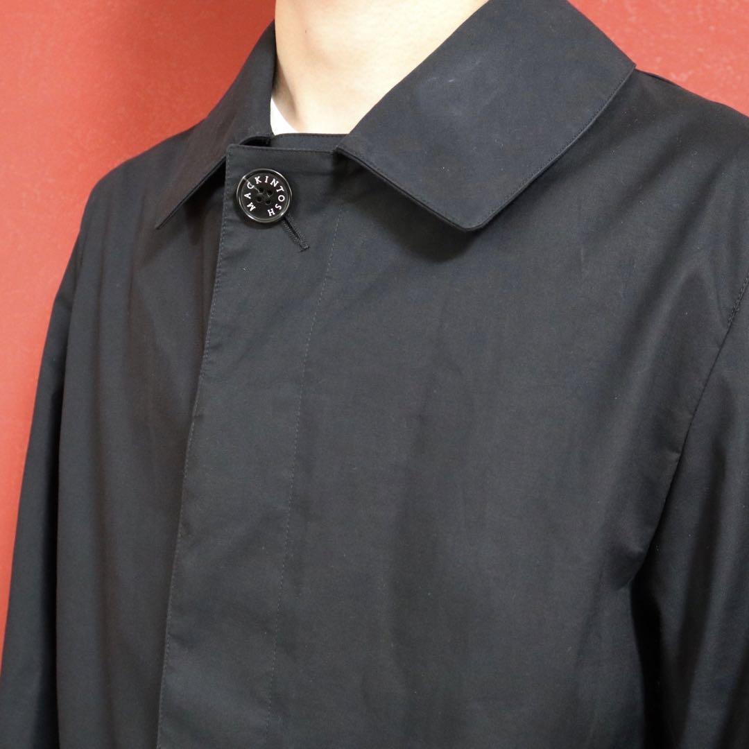Mackintosh Dunkeld Rubberized Balmacaan Coat Long Size M