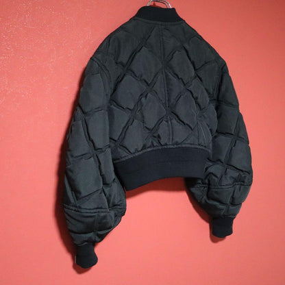 Toga Pulla 24AW Black Quilted Short Down Jacket Size S