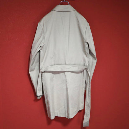 Jil Sander Work Design Belted Long Coat Size 46