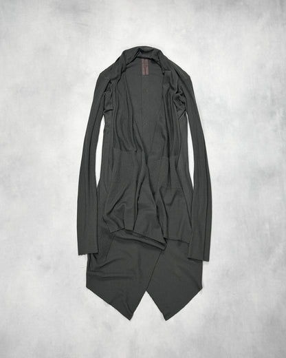 Rick Owens F/W13 PLINTH Merino Wool Drape Cardigan Size 48