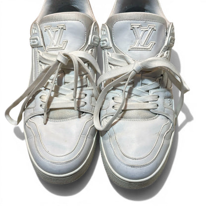 Vintage LOUIS VUITTON LV Trainer White Sneakers Size 7
