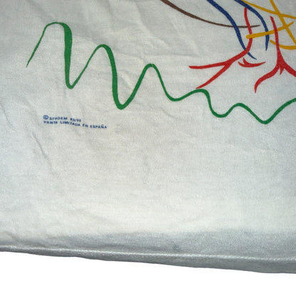 PICASSO 80s 90s Spain Limited Rooster Art T-Shirt Size XL