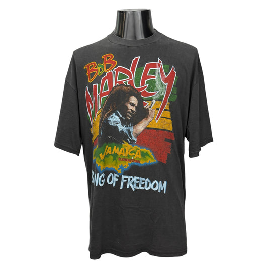 BOB MARLEY 90s Song of Freedom T-Shirt Size XL