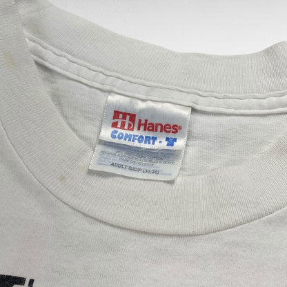 Hanes 90s Short Sleeve T-Shirt White Size S