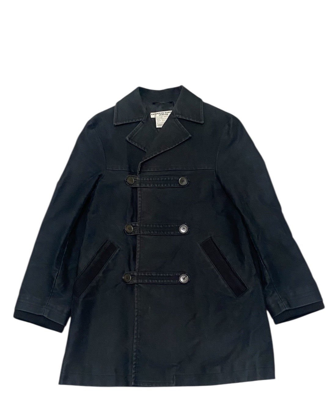 Katharine Hamnett London Black Button Up Jacket