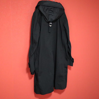 Sacai 21SS Hooded Mixed Button Panelled Oxford Coat Size 3