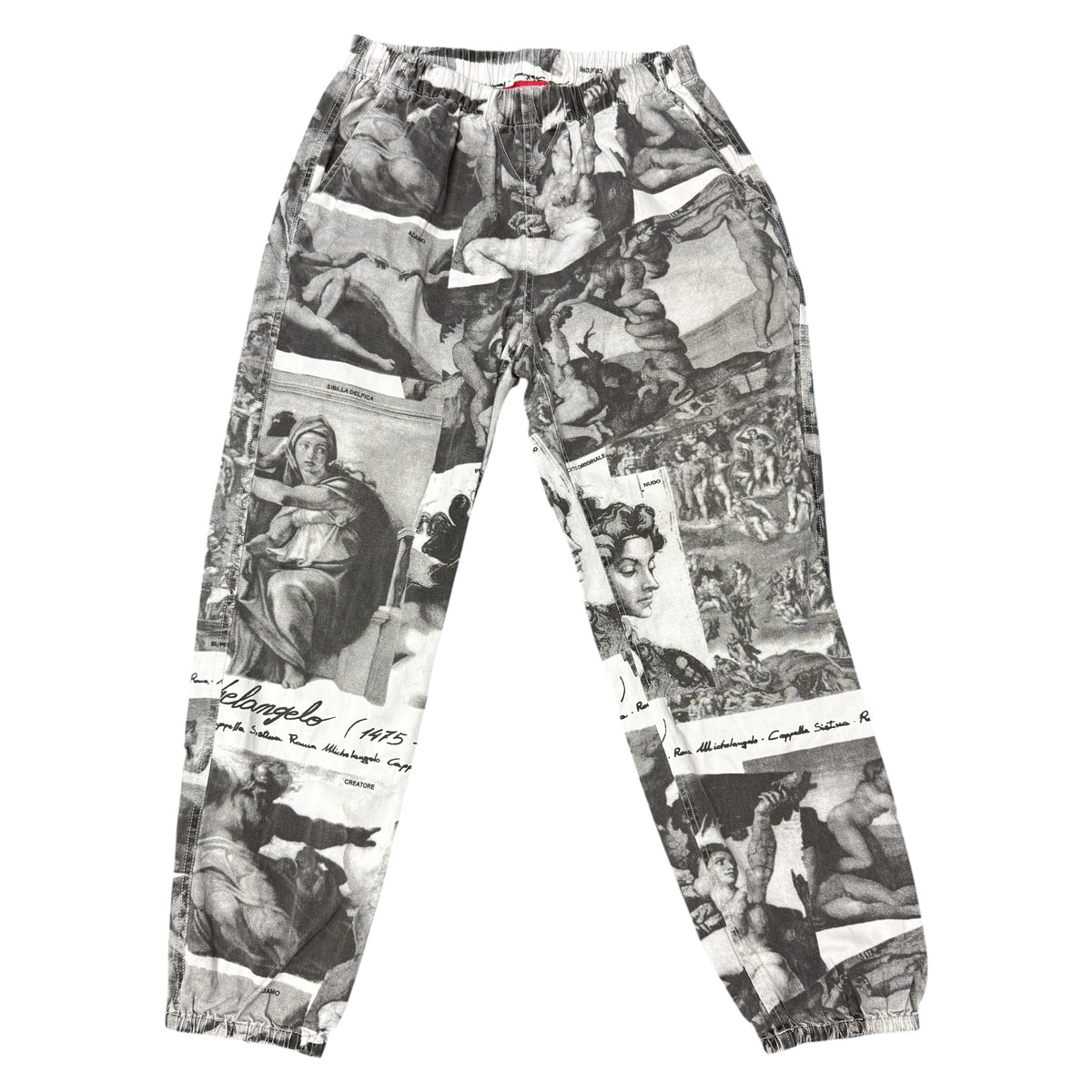 SUPREME 17AW Michelangelo All-Over Print Pant Size S
