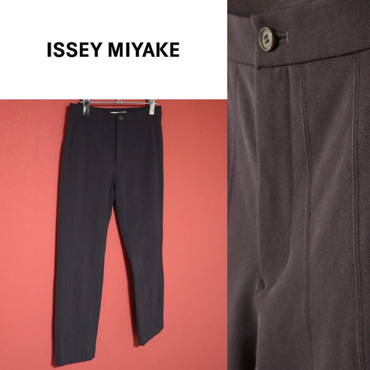 Issey Miyake Stitch Stripe Design Stretch Pants Size 2