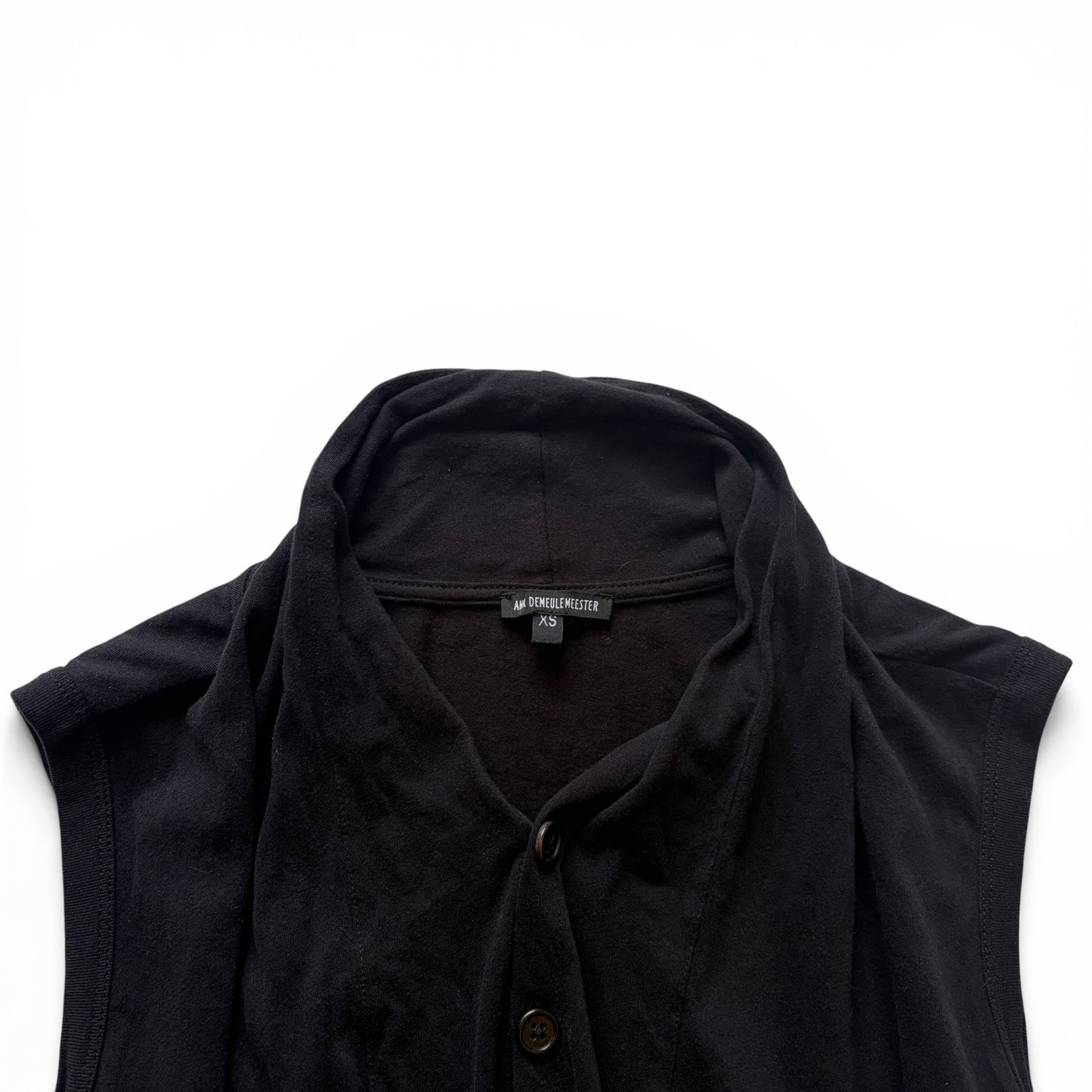 Ann Demeulemeester Black T-Shirt Size S