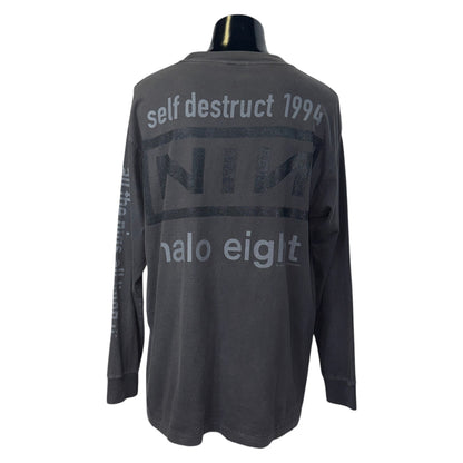 NINE INCH NAILS 90s Long Sleeve T-Shirt Size XL
