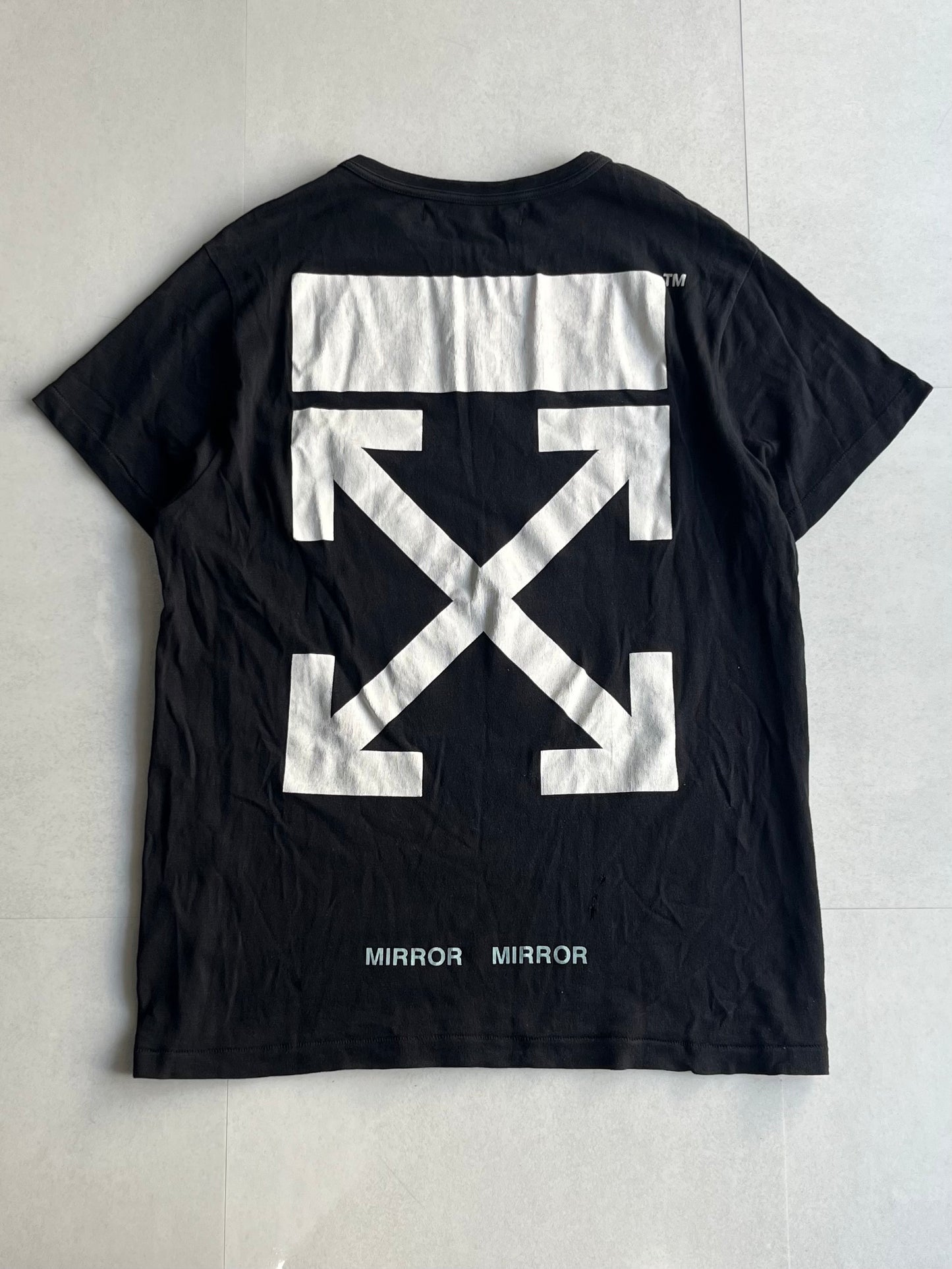 Off-White 17SS Design Cotton T-Shirt Size M