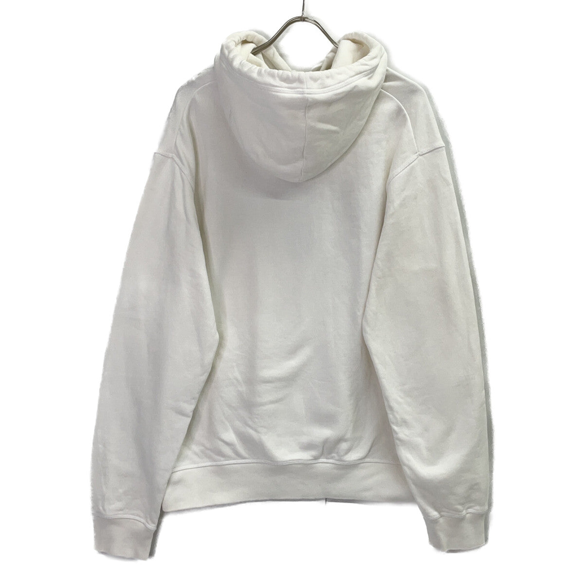 DSQUARED2 2023 White Cotton Logo Hoodie Size XL