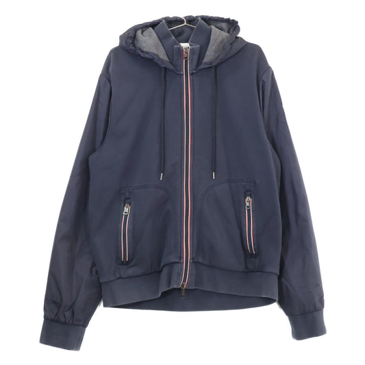 MONCLER MAGLIA CARDIGAN Cotton/Nylon Jacket Navy Size XXL