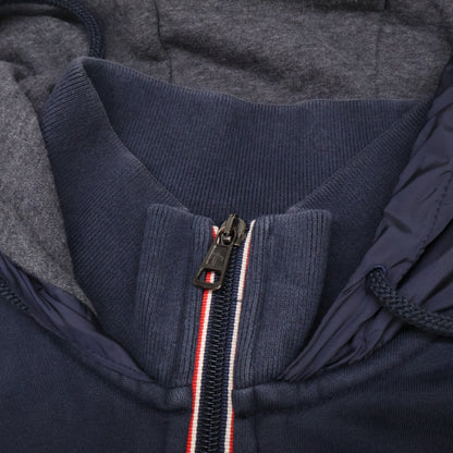 MONCLER MAGLIA CARDIGAN Cotton/Nylon Jacket Navy Size XXL