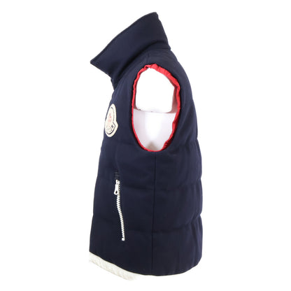 MONCLER x AMI BASTIEN Wool Down Vest Navy Size 4
