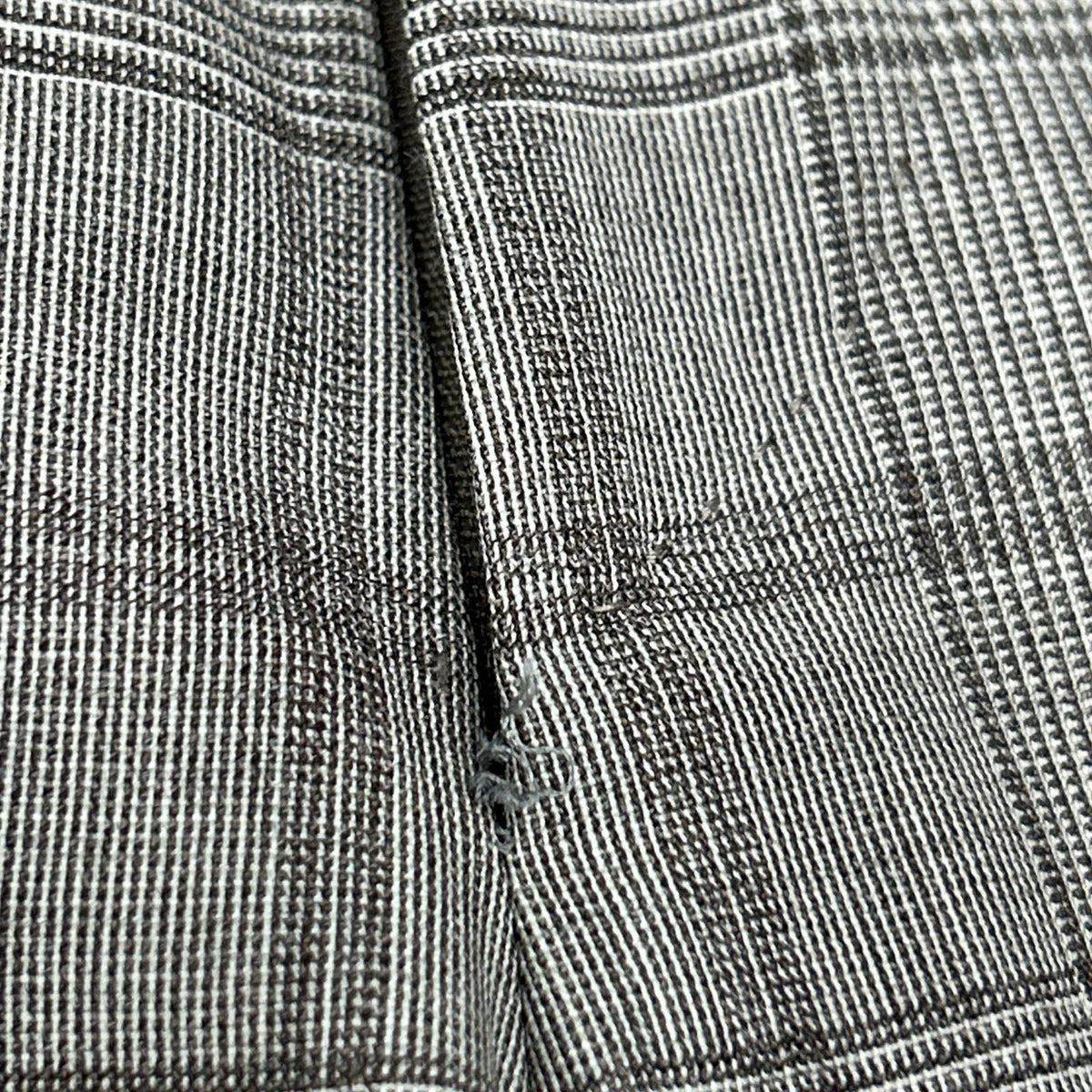 Belvest A71100 Super 130's Wool Check Vest Brown Size 48/48
