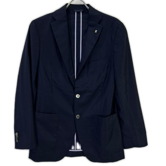 Belvest Navy SUPER150's Wool 3-Button Jacket Vest Size 48