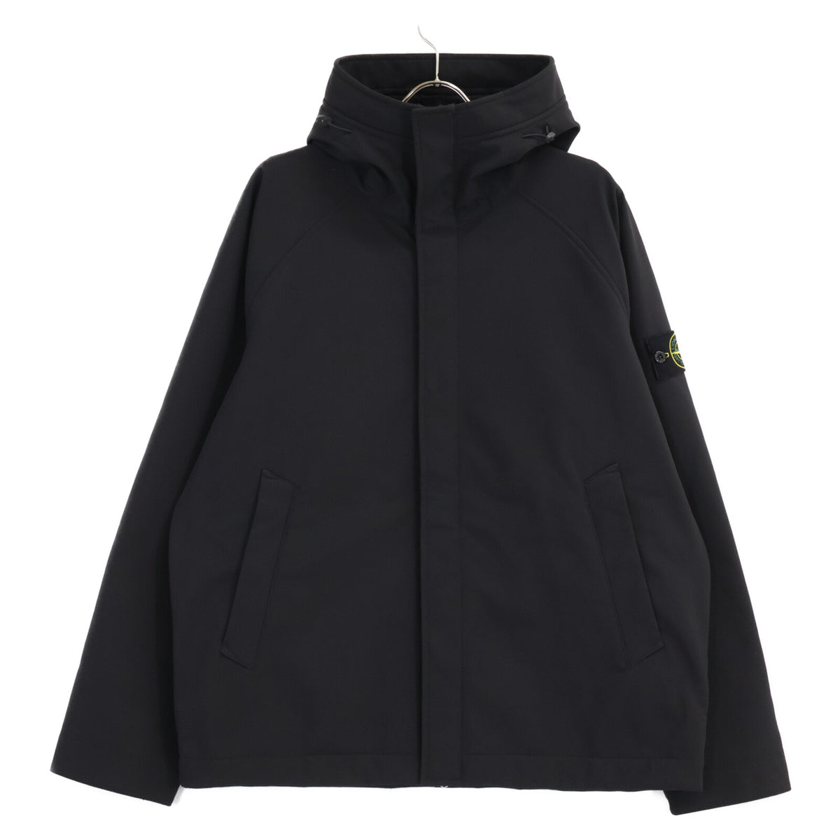 STONE ISLAND Soft Shell-R Hooded Jacket Black Size L