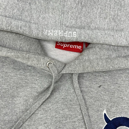Supreme 22AW S Logo Hooded Sweat Gray Cotton Size L