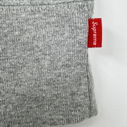 Supreme 22AW S Logo Hooded Sweat Gray Cotton Size L
