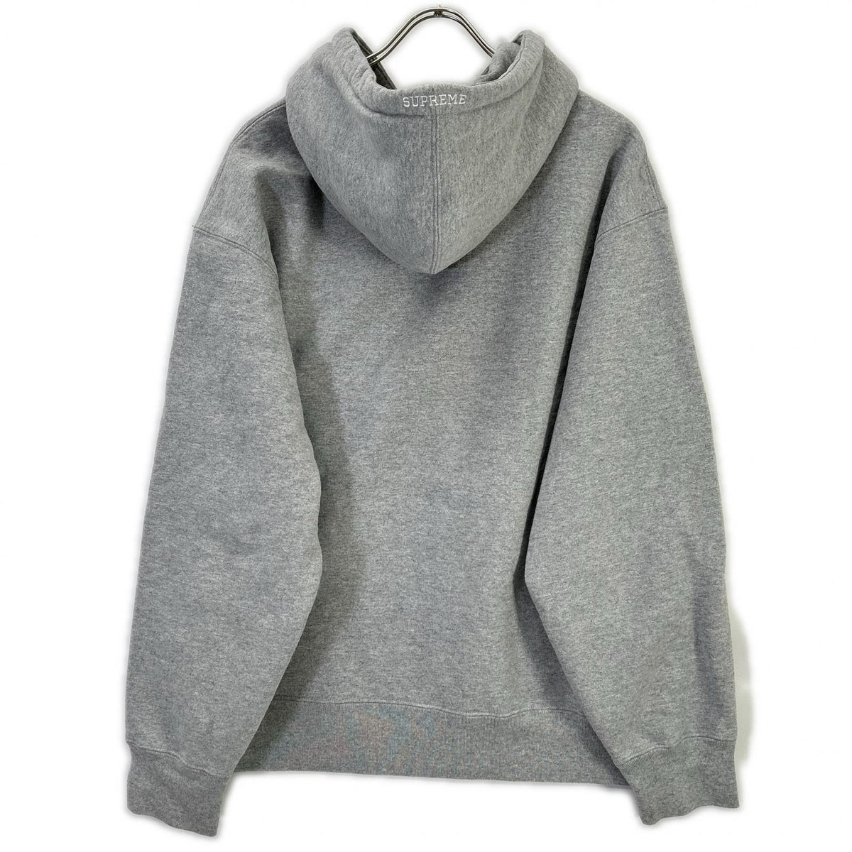 Supreme 22AW S Logo Hooded Sweat Gray Cotton Size L