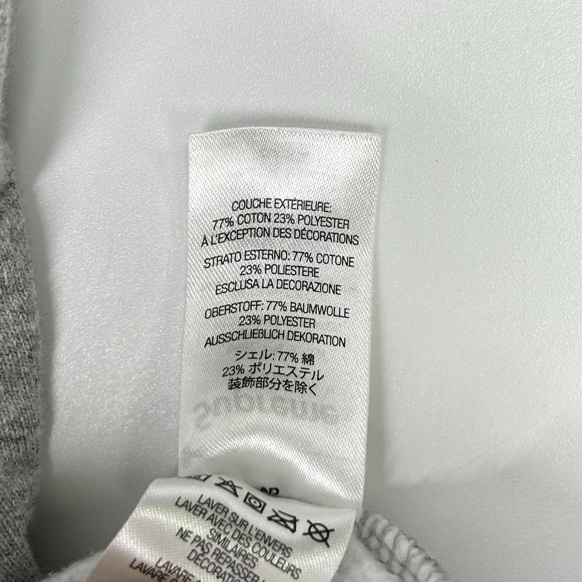 Supreme 22AW S Logo Hooded Sweat Gray Cotton Size L