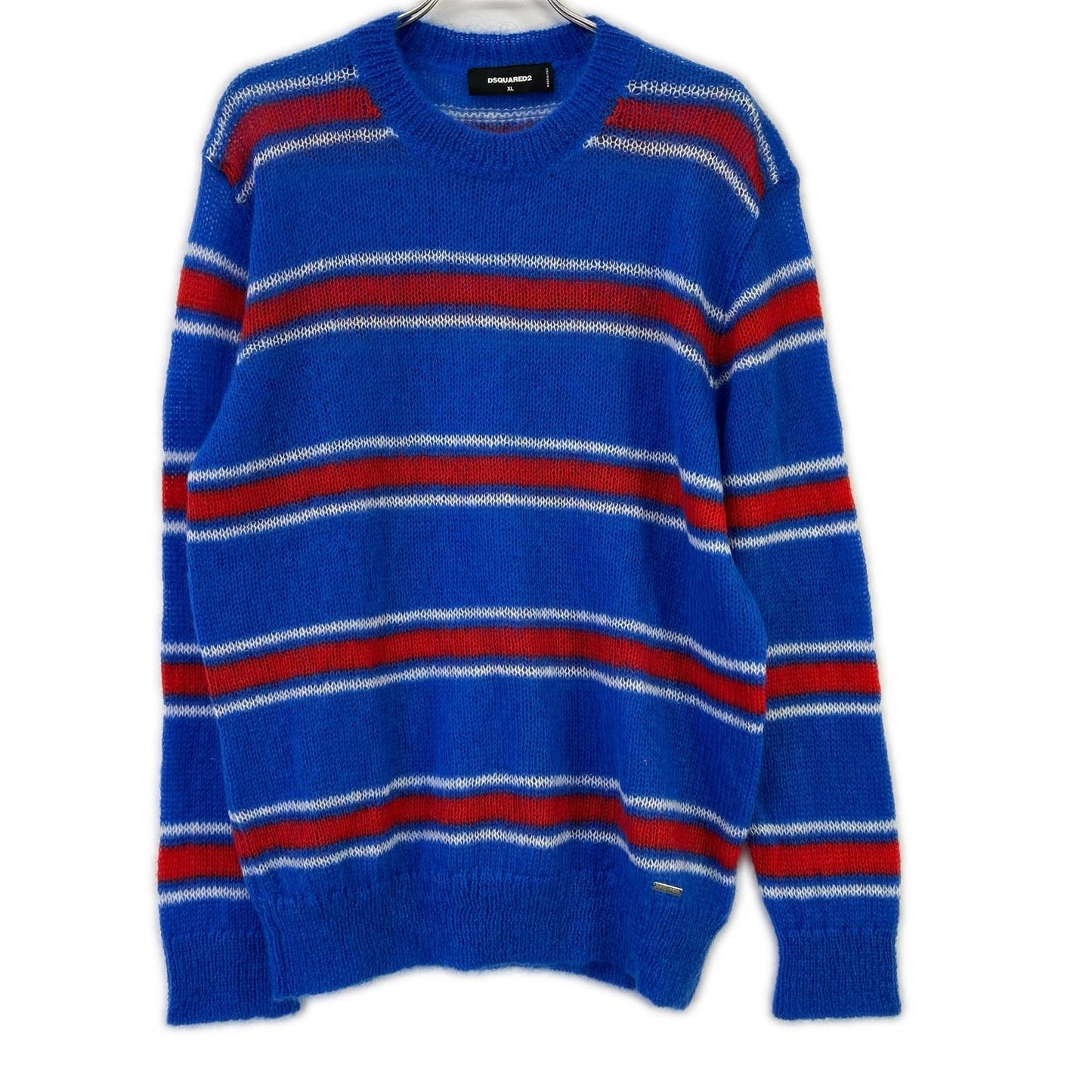 Dsquared2 DSQUARED Mohair Blend Striped Knit Size XL