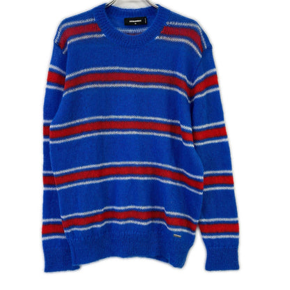 Dsquared2 DSQUARED Mohair Blend Striped Knit Size XL