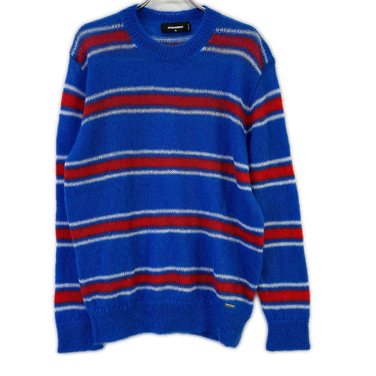 Dsquared2 DSQUARED Mohair Blend Striped Knit Size XL